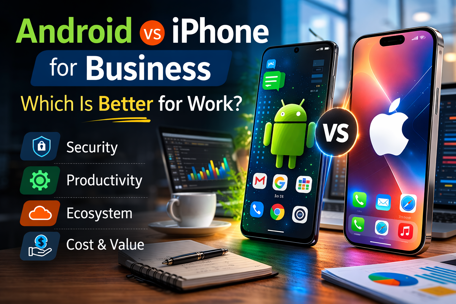 Android vs iPhone for Business: Which Is Better for Work?