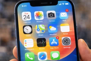 Phone showing a clean, fast, responsive home screen after fixes applied