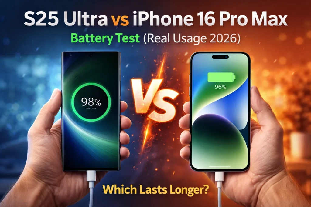 Samsung Galaxy S25 Ultra vs iPhone 16 Pro Max Battery Test