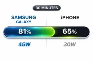 Samsung Galaxy S25 Ultra vs iPhone 16 Pro Max Charging Speed Test