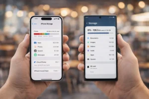 iPhone vs Android Storage