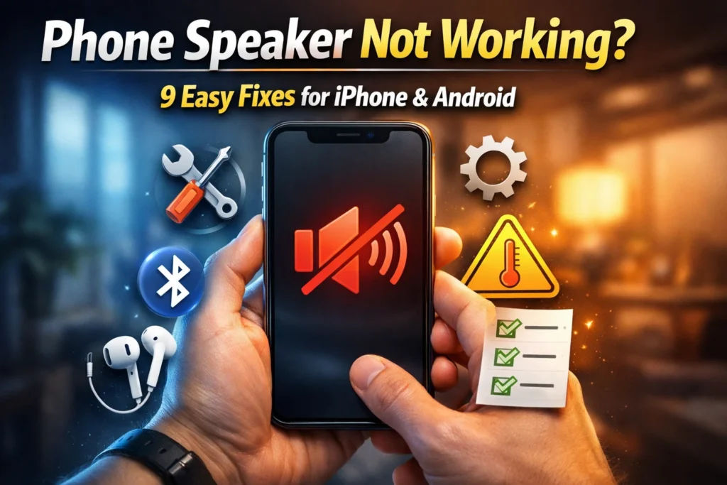 Why Is My Phone Speaker Not Working - 9 Real Fixes for iPhone and Android