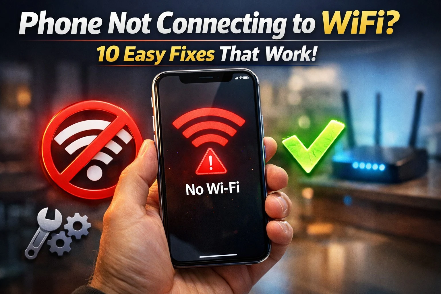 Phone not connecting to wifi